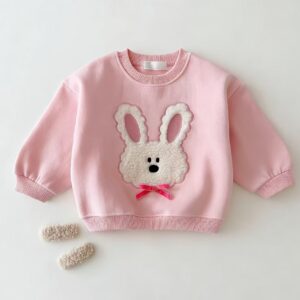🎀 Product Name: Cozy Bunny Bow Sweatshirt