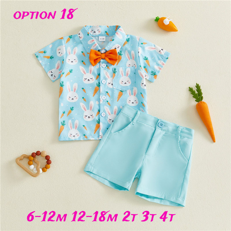 ready to ship Easter Toddler Graffiti Hoodie and Jogger Set Long Sleeve Pocket Hooded Sweatshirt Kids Streetwear (复制) - 图片 9