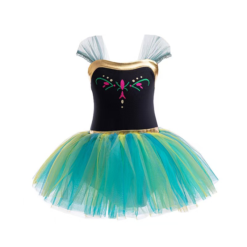 ready to ship Girls Princess Ballet Tutu Dress | 3T-8T Kids Dance Costumes for Party - 图片 4