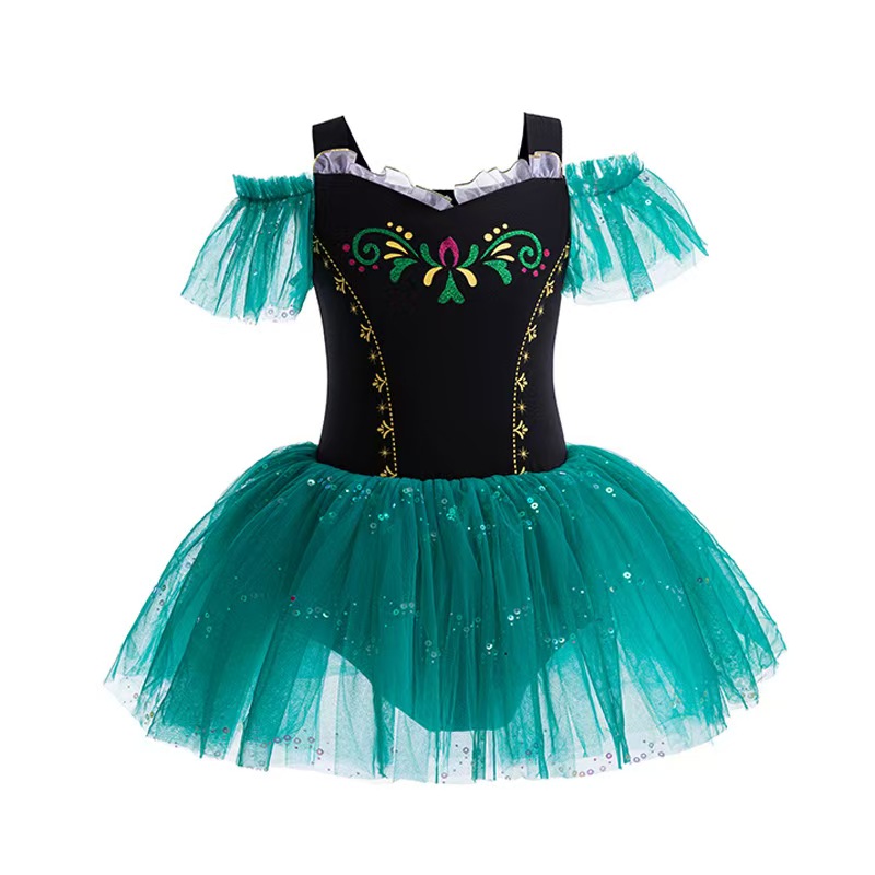 ready to ship Girls Princess Ballet Tutu Dress | 3T-8T Kids Dance Costumes for Party - 图片 5