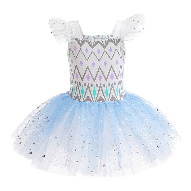 ready to ship Girls Princess Ballet Tutu Dress | 3T-8T Kids Dance Costumes for Party - 图片 27