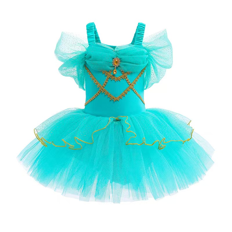 ready to ship Girls Princess Ballet Tutu Dress | 3T-8T Kids Dance Costumes for Party - 图片 30