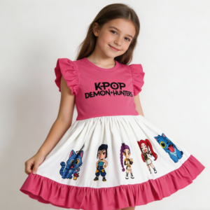ready to ship Toddler dresses short Sleeve Sweatshirt Kids Streetwear